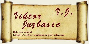 Viktor Juzbašić vizit kartica